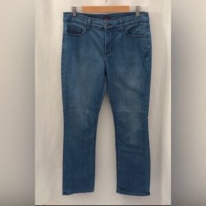 NYDJ Straight Blue Denim Stretch Jeans Size 12
